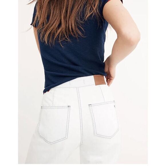 Madewell Tapered Wide Leg Jeans H5843 Size 27 - Picture 7 of 12